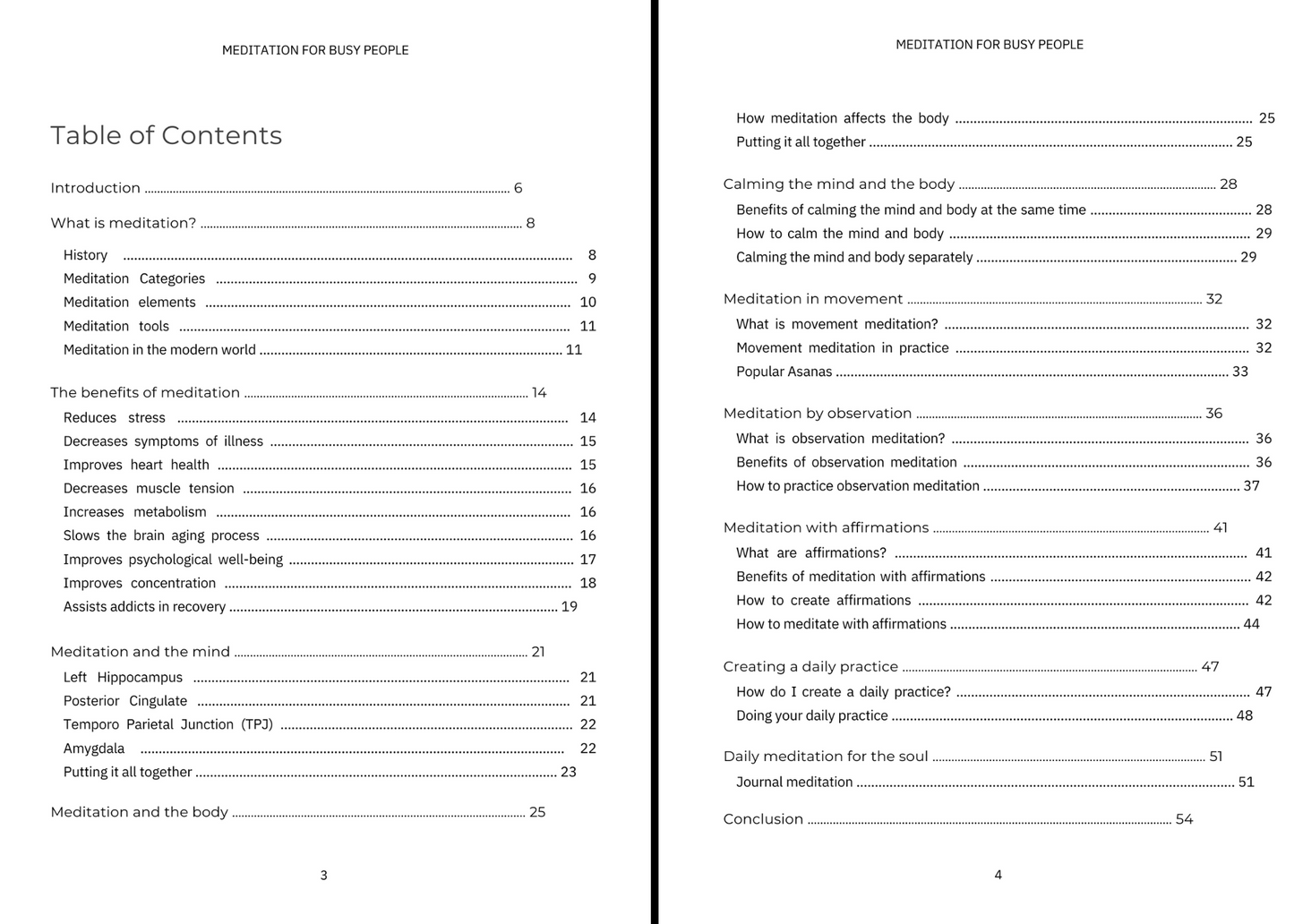 Meditation for Busy People