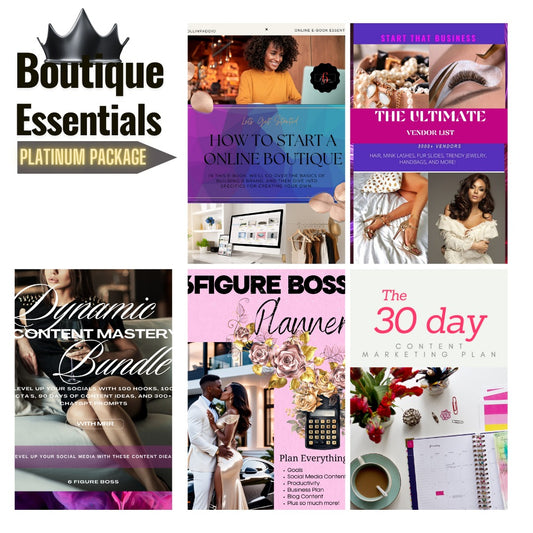 Boutique Essentials PLATINUM Package